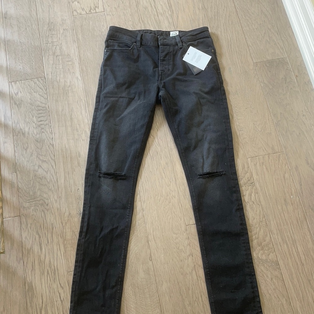 Asos men’s black skinny jeans size w 31 never worn